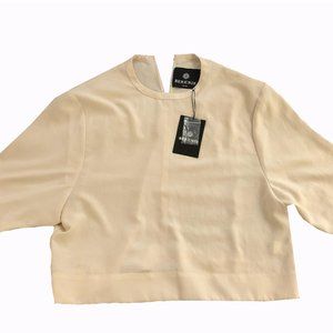 Berenik NWT cream boxy top XS / M
